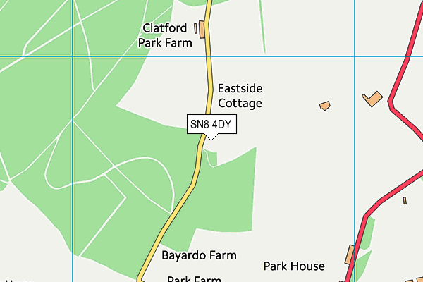 SN8 4DY map - OS VectorMap District (Ordnance Survey) SN8 4DY map - OS VectorMap District (Ordnance Survey)