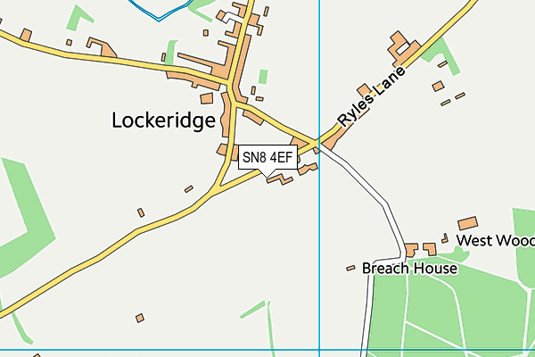 SN8 4EF map - OS VectorMap District (Ordnance Survey) SN8 4EF map - OS VectorMap District (Ordnance Survey)
