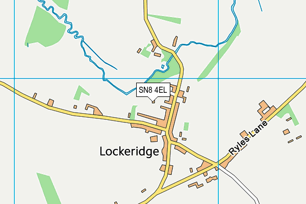 SN8 4EL map - OS VectorMap District (Ordnance Survey) SN8 4EL map - OS VectorMap District (Ordnance Survey)
