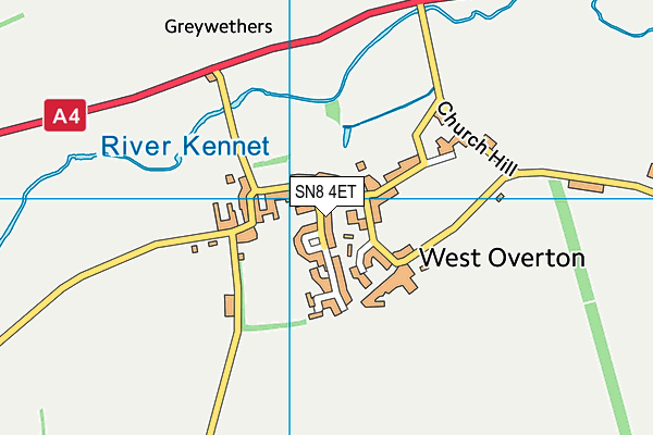 SN8 4ET map - OS VectorMap District (Ordnance Survey) SN8 4ET map - OS VectorMap District (Ordnance Survey)