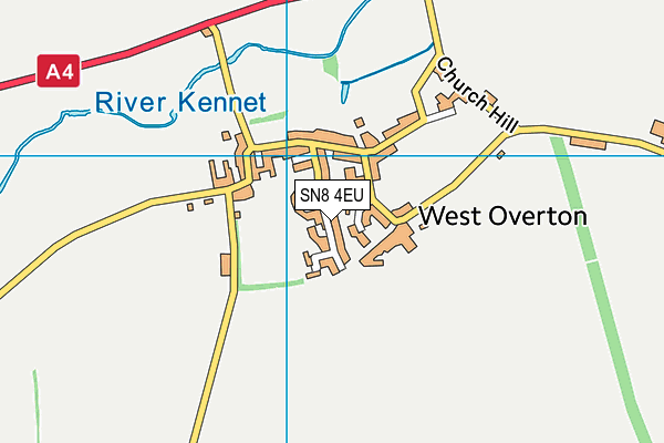 SN8 4EU map - OS VectorMap District (Ordnance Survey) SN8 4EU map - OS VectorMap District (Ordnance Survey)