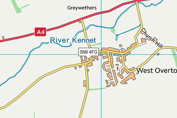 SN8 4FG map - OS VectorMap District (Ordnance Survey) SN8 4FG map - OS VectorMap District (Ordnance Survey)