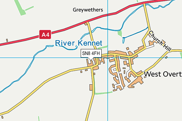 SN8 4FH map - OS VectorMap District (Ordnance Survey) SN8 4FH map - OS VectorMap District (Ordnance Survey)