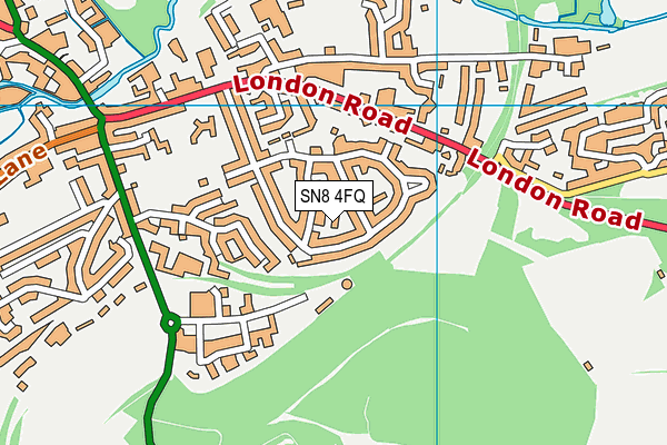 SN8 4FQ map - OS VectorMap District (Ordnance Survey) SN8 4FQ map - OS VectorMap District (Ordnance Survey)