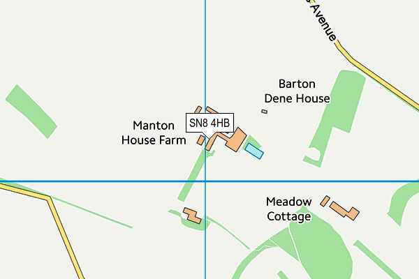 SN8 4HB map - OS VectorMap District (Ordnance Survey) SN8 4HB map - OS VectorMap District (Ordnance Survey)