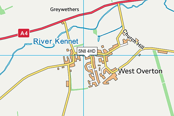 SN8 4HD map - OS VectorMap District (Ordnance Survey) SN8 4HD map - OS VectorMap District (Ordnance Survey)