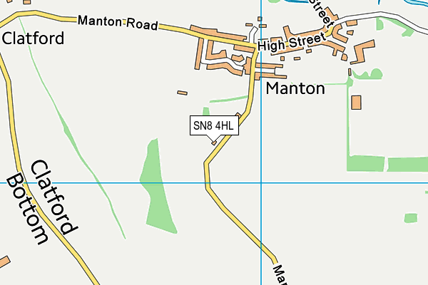 SN8 4HL map - OS VectorMap District (Ordnance Survey) SN8 4HL map - OS VectorMap District (Ordnance Survey)
