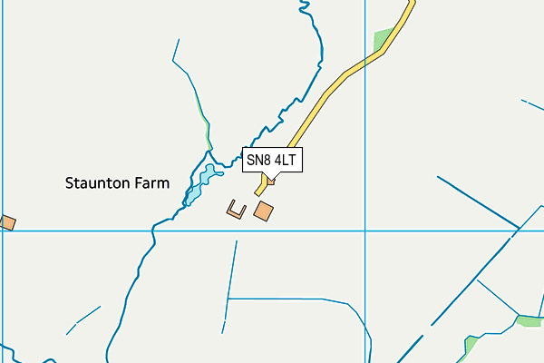 SN8 4LT map - OS VectorMap District (Ordnance Survey) SN8 4LT map - OS VectorMap District (Ordnance Survey)