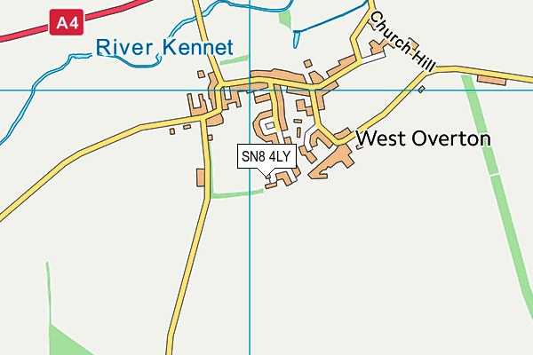 SN8 4LY map - OS VectorMap District (Ordnance Survey) SN8 4LY map - OS VectorMap District (Ordnance Survey)