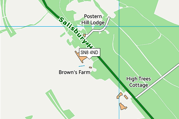 SN8 4ND map - OS VectorMap District (Ordnance Survey)