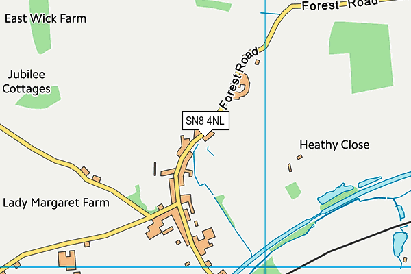 SN8 4NL map - OS VectorMap District (Ordnance Survey) SN8 4NL map - OS VectorMap District (Ordnance Survey)
