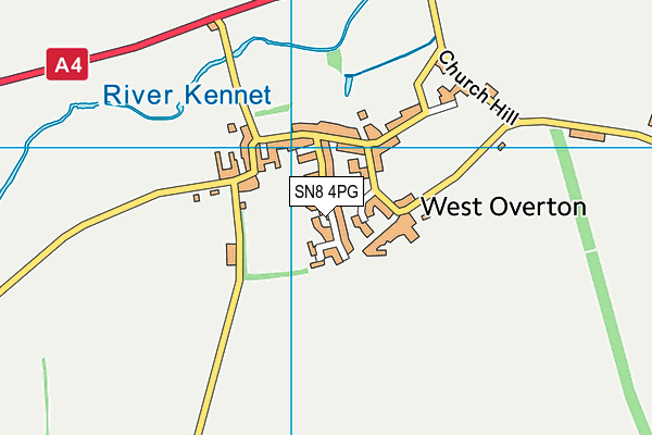 SN8 4PG map - OS VectorMap District (Ordnance Survey) SN8 4PG map - OS VectorMap District (Ordnance Survey)