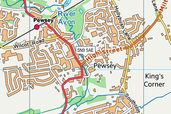 SN9 5AE map - OS VectorMap District (Ordnance Survey) SN9 5AE map - OS VectorMap District (Ordnance Survey)
