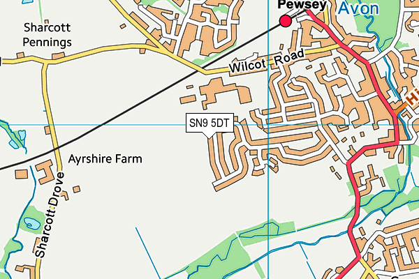 SN9 5DT map - OS VectorMap District (Ordnance Survey) SN9 5DT map - OS VectorMap District (Ordnance Survey)