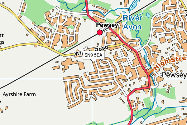 SN9 5EA map - OS VectorMap District (Ordnance Survey) SN9 5EA map - OS VectorMap District (Ordnance Survey)