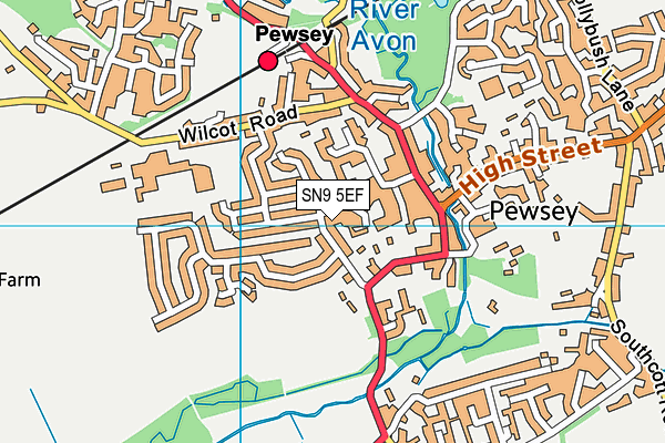 SN9 5EF map - OS VectorMap District (Ordnance Survey) SN9 5EF map - OS VectorMap District (Ordnance Survey)