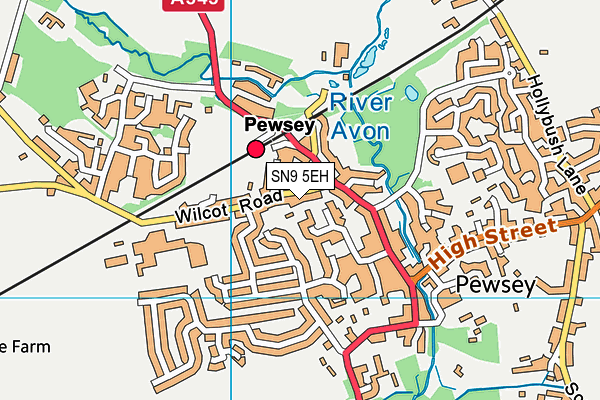 SN9 5EH map - OS VectorMap District (Ordnance Survey) SN9 5EH map - OS VectorMap District (Ordnance Survey)