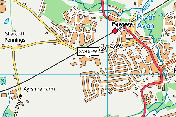 SN9 5EW map - OS VectorMap District (Ordnance Survey) SN9 5EW map - OS VectorMap District (Ordnance Survey)