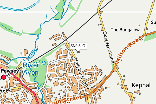 SN9 5JQ map - OS VectorMap District (Ordnance Survey) SN9 5JQ map - OS VectorMap District (Ordnance Survey)