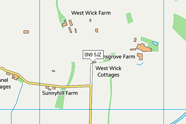 SN9 5JZ map - OS VectorMap District (Ordnance Survey) SN9 5JZ map - OS VectorMap District (Ordnance Survey)