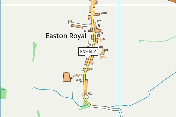 SN9 5LZ map - OS VectorMap District (Ordnance Survey)