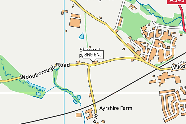 SN9 5NJ map - OS VectorMap District (Ordnance Survey) SN9 5NJ map - OS VectorMap District (Ordnance Survey)