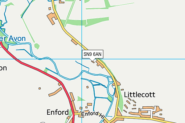 SN9 6AN map - OS VectorMap District (Ordnance Survey) SN9 6AN map - OS VectorMap District (Ordnance Survey)