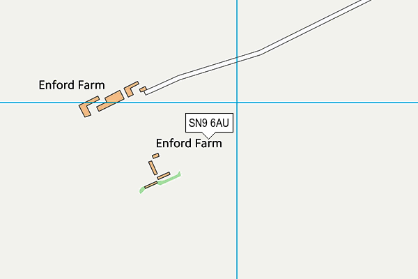 SN9 6AU map - OS VectorMap District (Ordnance Survey)