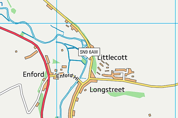 SN9 6AW map - OS VectorMap District (Ordnance Survey) SN9 6AW map - OS VectorMap District (Ordnance Survey)