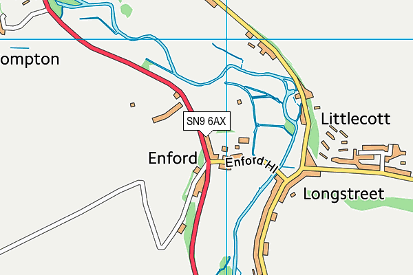SN9 6AX map - OS VectorMap District (Ordnance Survey) SN9 6AX map - OS VectorMap District (Ordnance Survey)