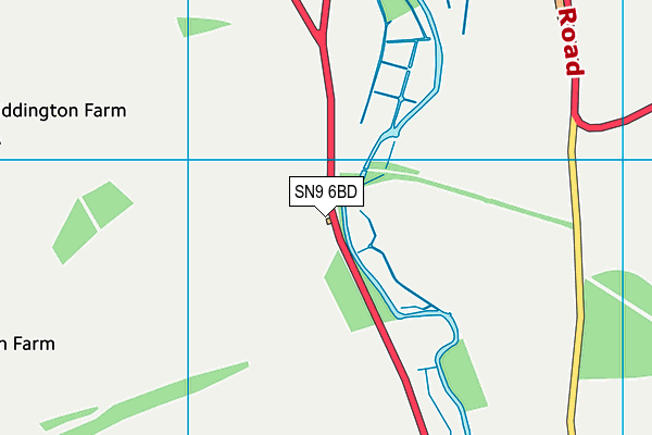 SN9 6BD map - OS VectorMap District (Ordnance Survey) SN9 6BD map - OS VectorMap District (Ordnance Survey)