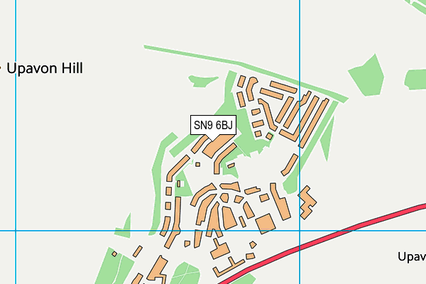 SN9 6BJ map - OS VectorMap District (Ordnance Survey) SN9 6BJ map - OS VectorMap District (Ordnance Survey)