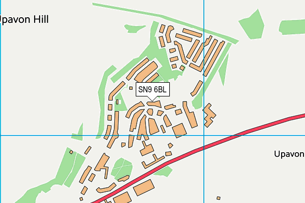 SN9 6BL map - OS VectorMap District (Ordnance Survey) SN9 6BL map - OS VectorMap District (Ordnance Survey)