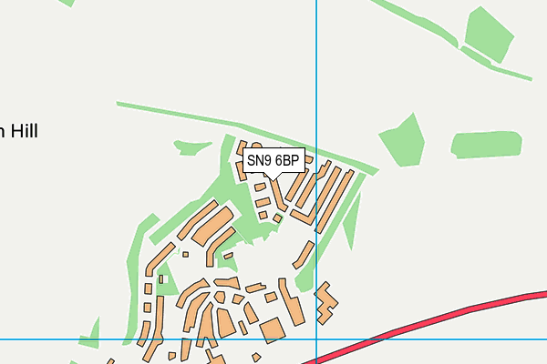 SN9 6BP map - OS VectorMap District (Ordnance Survey) SN9 6BP map - OS VectorMap District (Ordnance Survey)