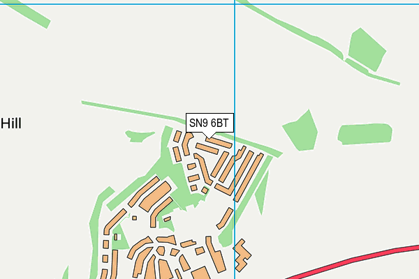 SN9 6BT map - OS VectorMap District (Ordnance Survey) SN9 6BT map - OS VectorMap District (Ordnance Survey)