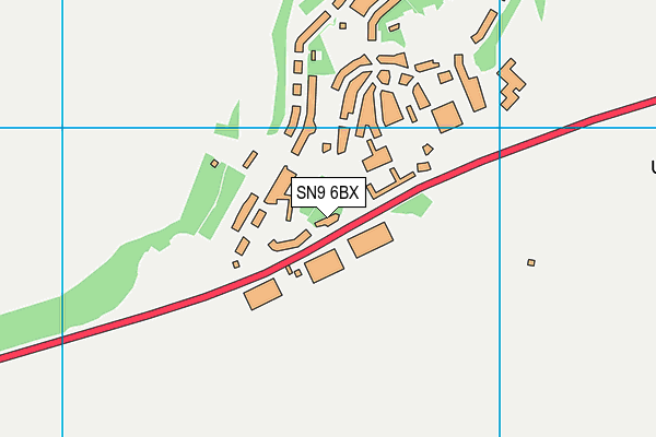 SN9 6BX map - OS VectorMap District (Ordnance Survey) SN9 6BX map - OS VectorMap District (Ordnance Survey)