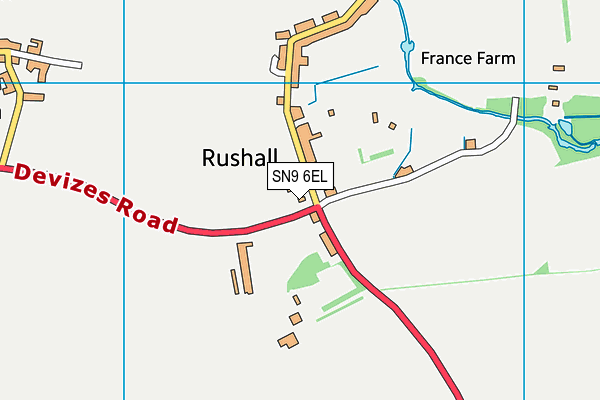 SN9 6EL map - OS VectorMap District (Ordnance Survey) SN9 6EL map - OS VectorMap District (Ordnance Survey)