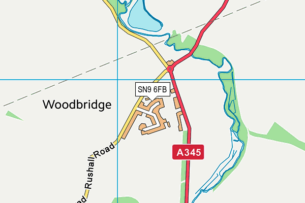 SN9 6FB map - OS VectorMap District (Ordnance Survey) SN9 6FB map - OS VectorMap District (Ordnance Survey)