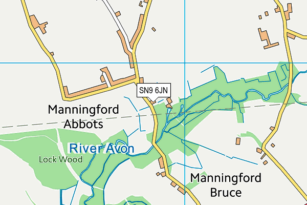 SN9 6JN map - OS VectorMap District (Ordnance Survey) SN9 6JN map - OS VectorMap District (Ordnance Survey)