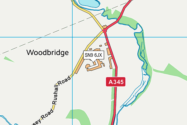 SN9 6JX map - OS VectorMap District (Ordnance Survey) SN9 6JX map - OS VectorMap District (Ordnance Survey)