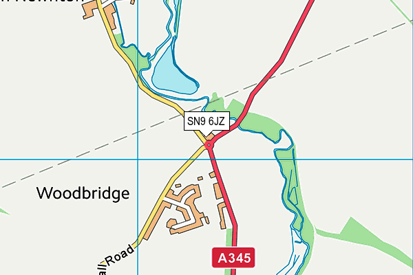 SN9 6JZ map - OS VectorMap District (Ordnance Survey) SN9 6JZ map - OS VectorMap District (Ordnance Survey)