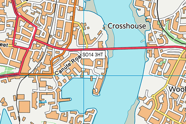 SO14 3HT map - OS VectorMap District (Ordnance Survey) SO14 3HT map - OS VectorMap District (Ordnance Survey)