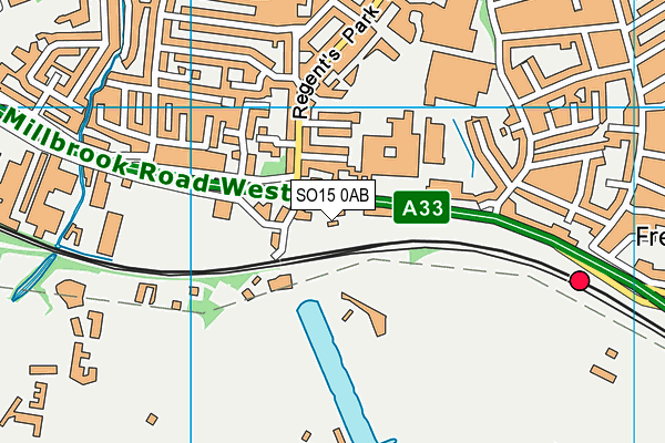 SO15 0AB map - OS VectorMap District (Ordnance Survey) SO15 0AB map - OS VectorMap District (Ordnance Survey)