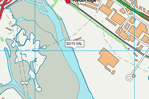 SO15 0AL map - OS VectorMap District (Ordnance Survey) SO15 0AL map - OS VectorMap District (Ordnance Survey)