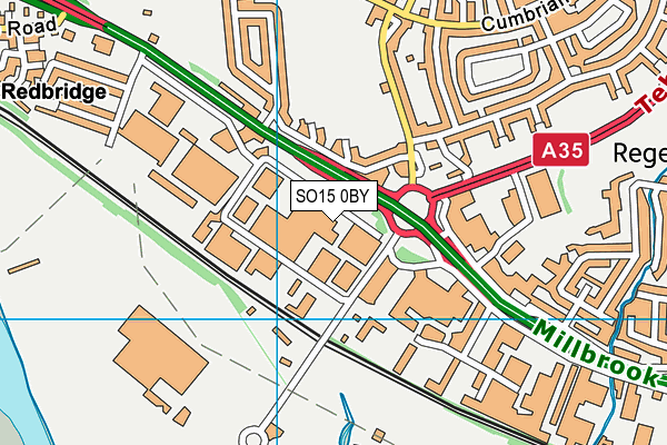 SO15 0BY map - OS VectorMap District (Ordnance Survey) SO15 0BY map - OS VectorMap District (Ordnance Survey)