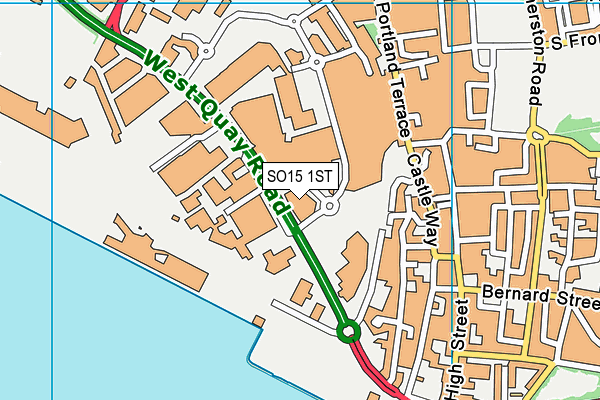 SO15 1ST map - OS VectorMap District (Ordnance Survey) SO15 1ST map - OS VectorMap District (Ordnance Survey)