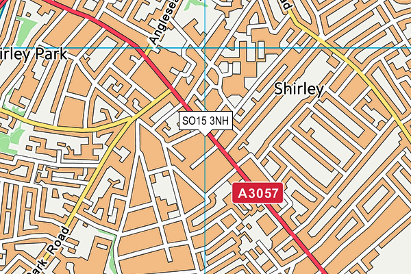 SO15 3NH map - OS VectorMap District (Ordnance Survey) SO15 3NH map - OS VectorMap District (Ordnance Survey)