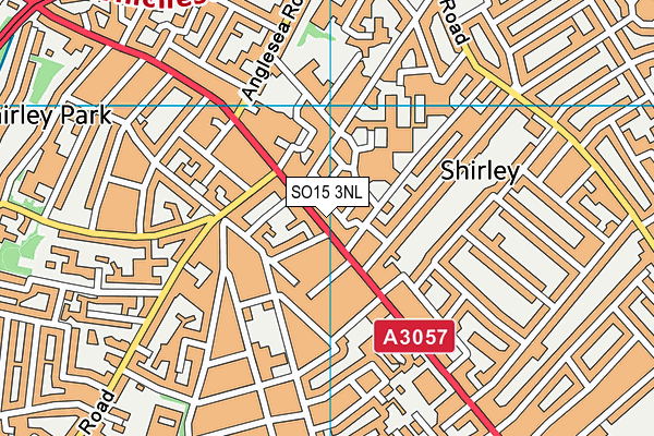 SO15 3NL map - OS VectorMap District (Ordnance Survey) SO15 3NL map - OS VectorMap District (Ordnance Survey)