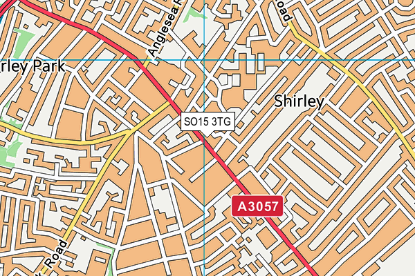 SO15 3TG map - OS VectorMap District (Ordnance Survey) SO15 3TG map - OS VectorMap District (Ordnance Survey)