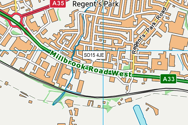 SO15 4JE map - OS VectorMap District (Ordnance Survey) SO15 4JE map - OS VectorMap District (Ordnance Survey)